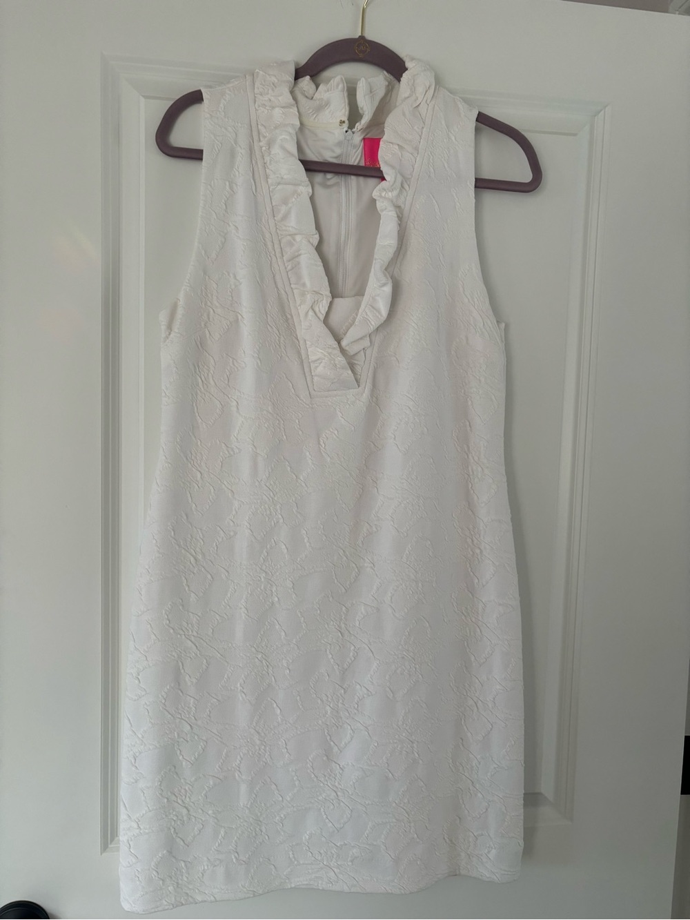 Lilly Pulitzer Resort White Tisbury shift dress  size L